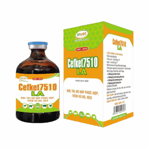 CEFKET7510 LA 100 ml ĐẶC TRỊ VIÊM VÚ BÒ HEO